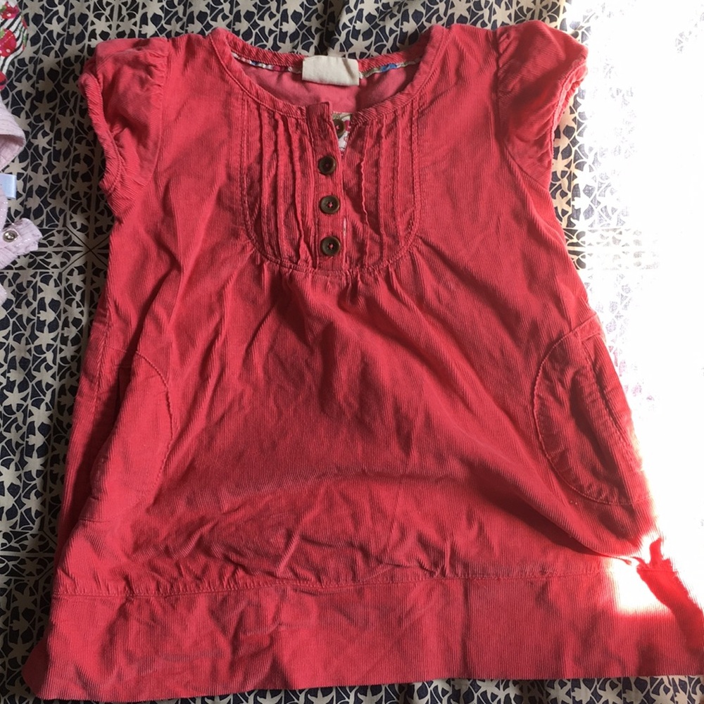 Pink corduroy